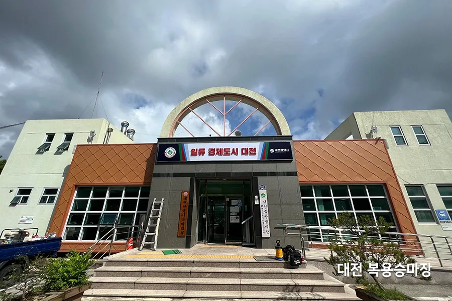 대전 승마장 열차단필름 시공 – 전체 완료 전경